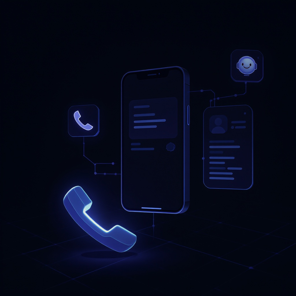 AI receptionist handling calls