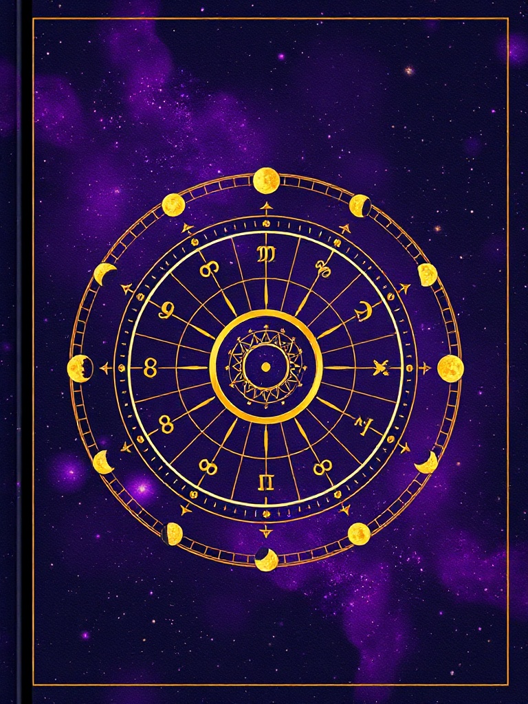 Zodiac star map cover art