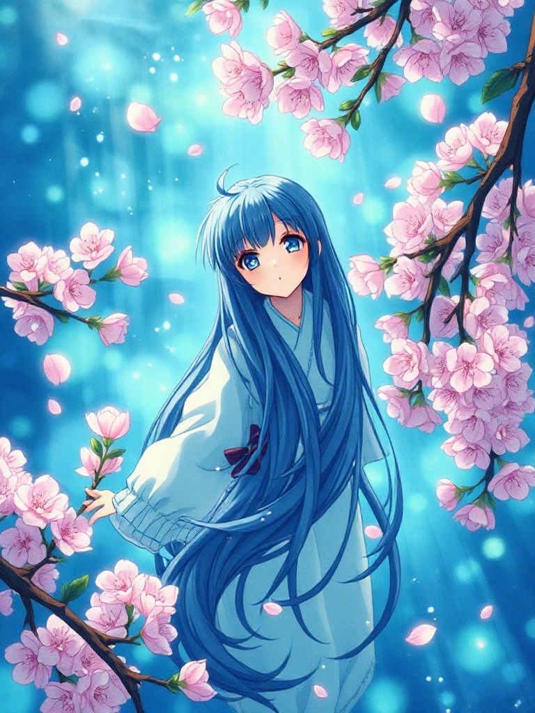Anime underwater fan art cover