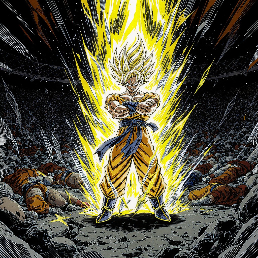 What If Gokus Kryptonite Never Wore Off? manga panel