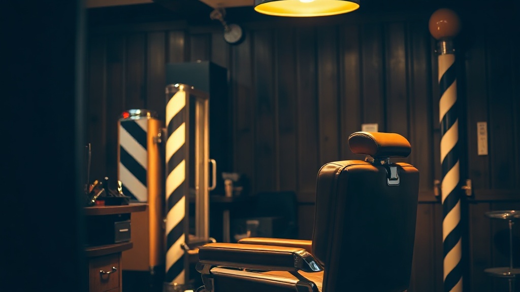 Clark's Barbershop interior