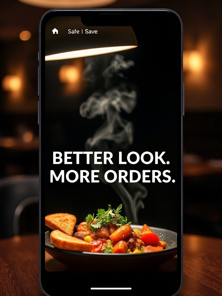Restaurant — raw footage frame