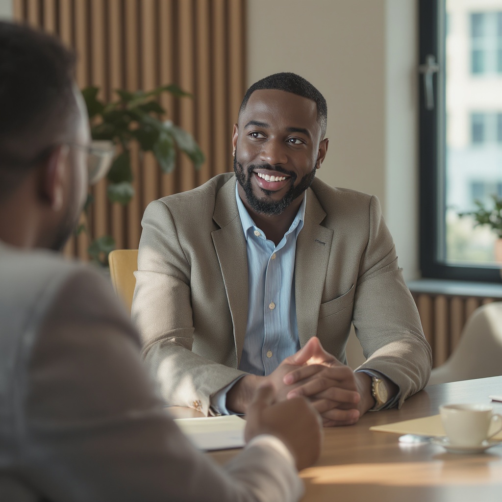 Living Testimony Ministry — man in professional interview setting