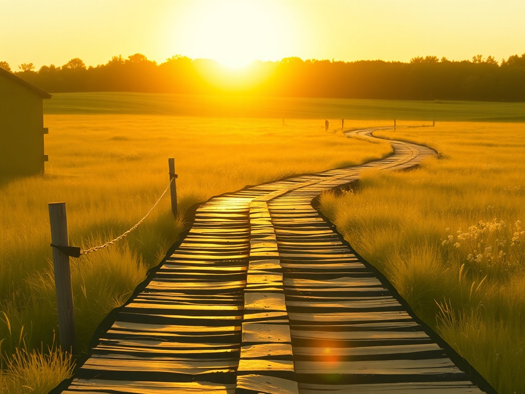 Two paths dividing at a wooden crossroads — one toward sunrise, one toward shadow — Amos 3:3 and 2 Corinthians 6:14