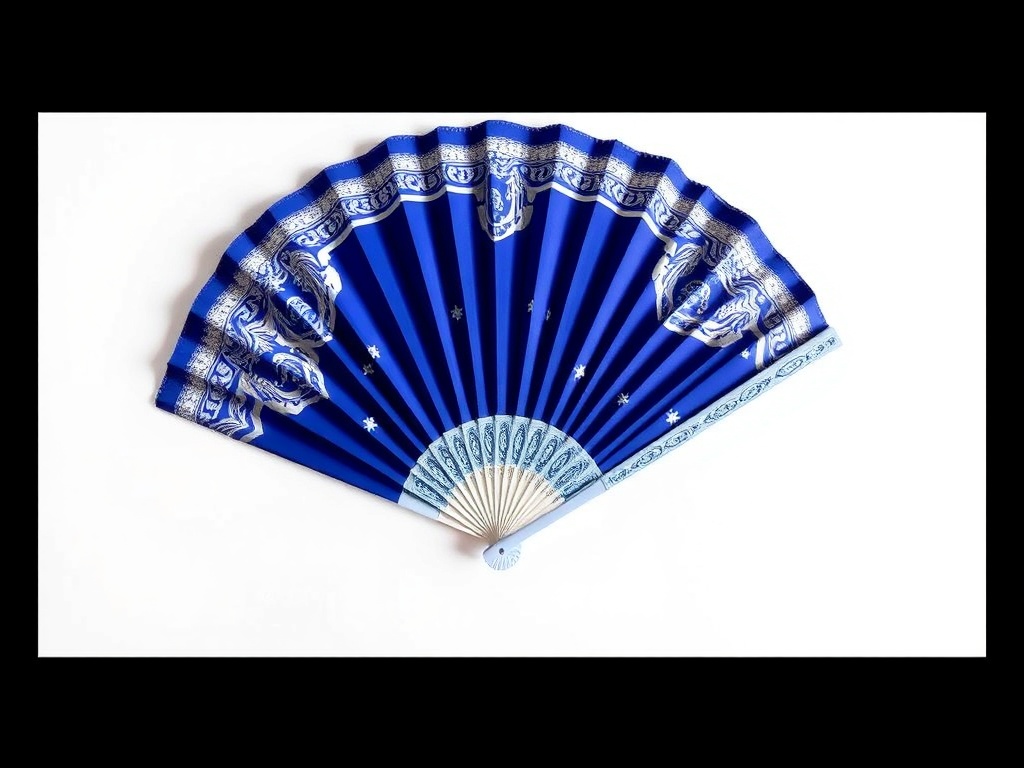Royal Blue & Silver — Tiller Regime Fan