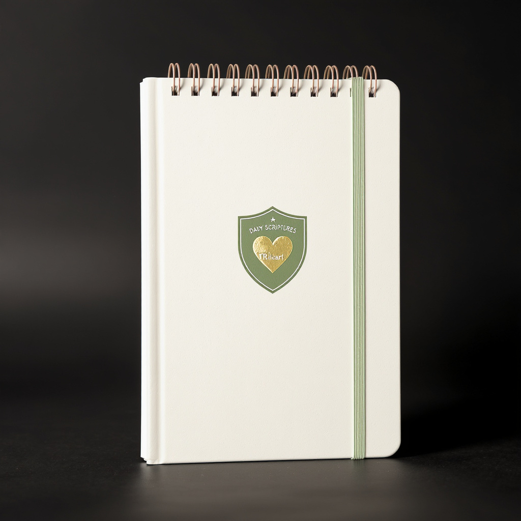TR Heart Daily Scriptures Spiral Notebook