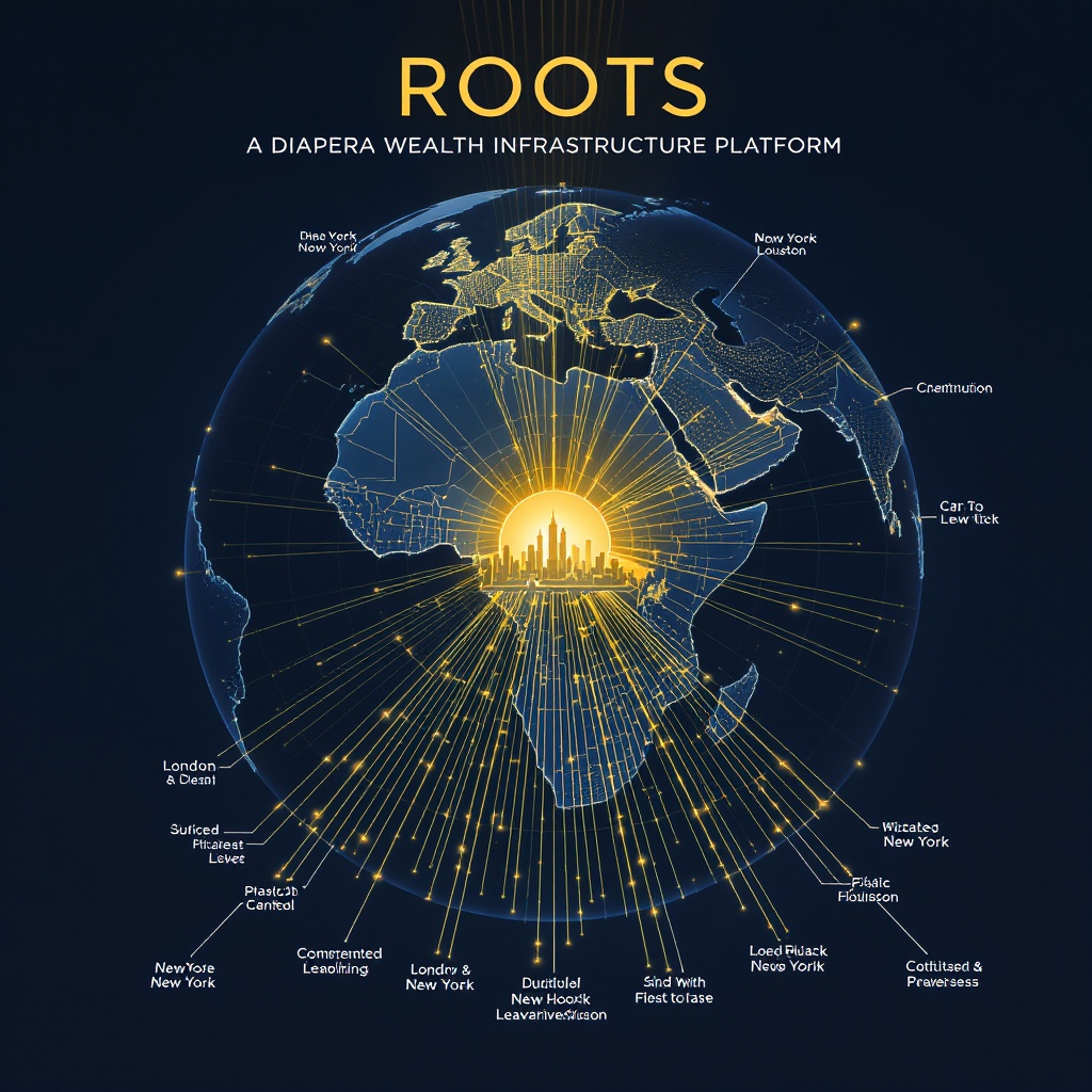 African diaspora professional reviewing asset portfolio with data visualizations