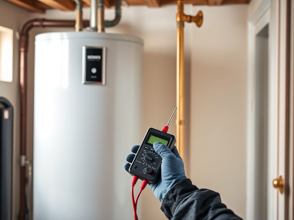 Water heater service detail