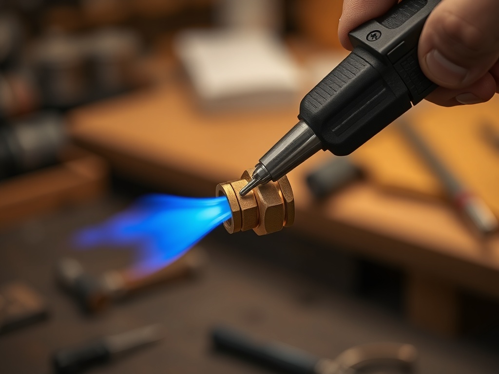 Copper pipe fittings and soldering work