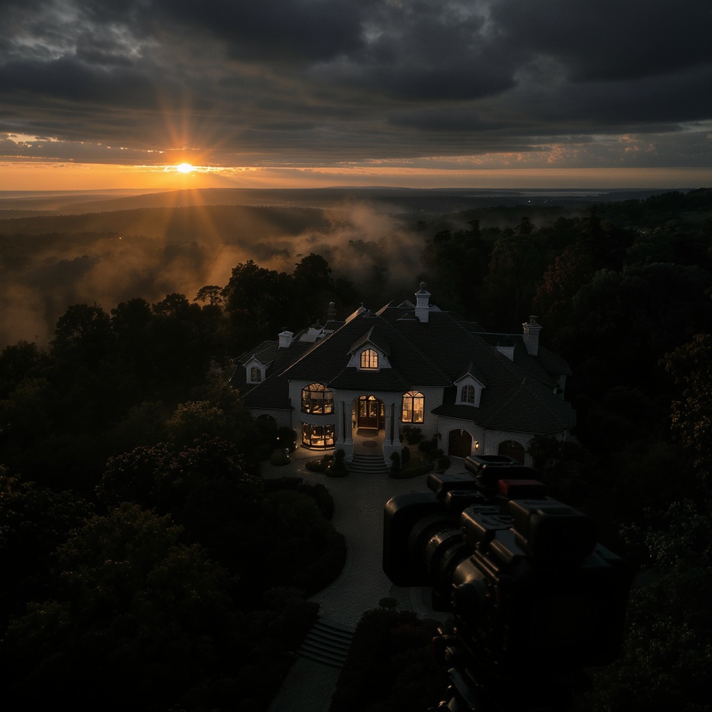 Cinematic real estate videography