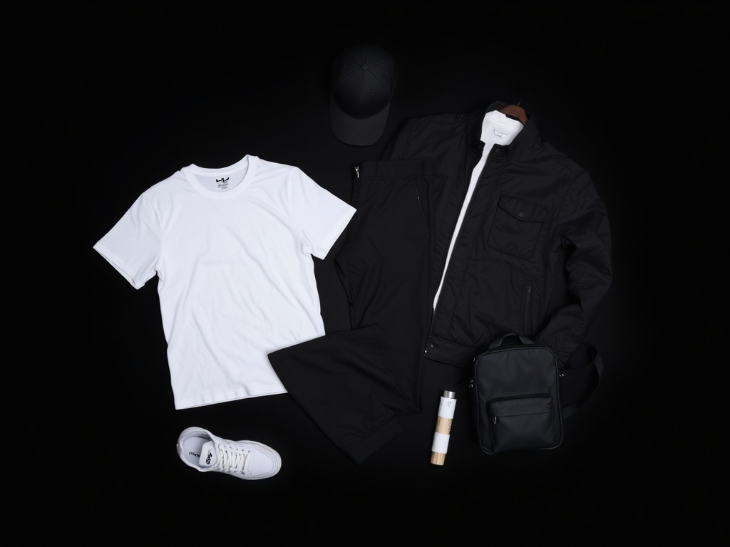 Streetwear product collection mockup