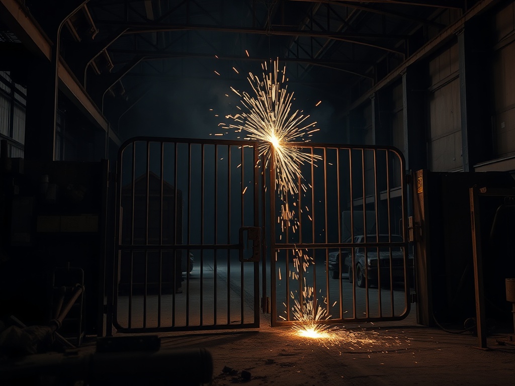 Custom steel gate fabrication — ForgeStack