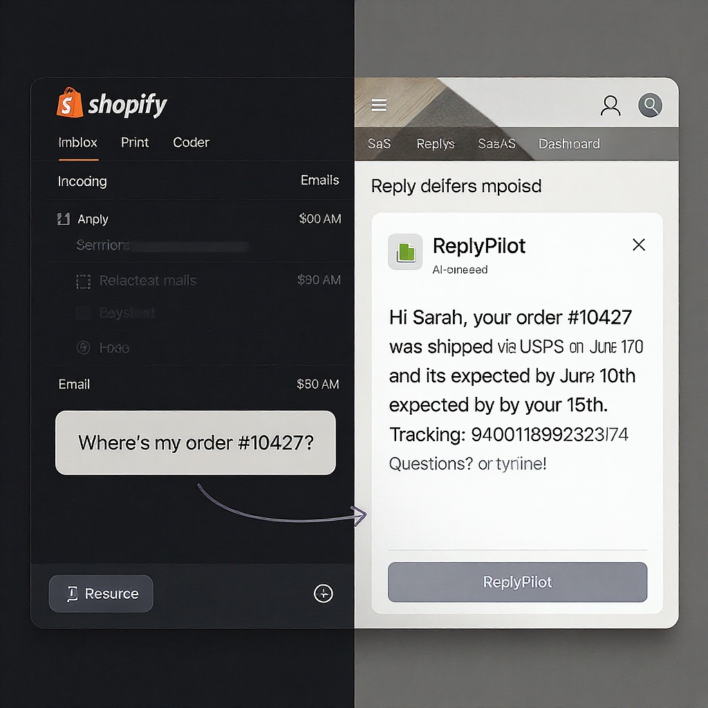 ReplyPilot split-screen product demo