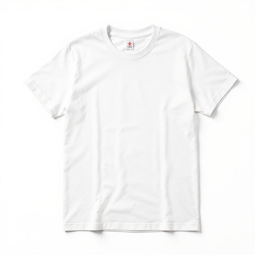 Threadline Essential Tee — Heavyweight white cotton