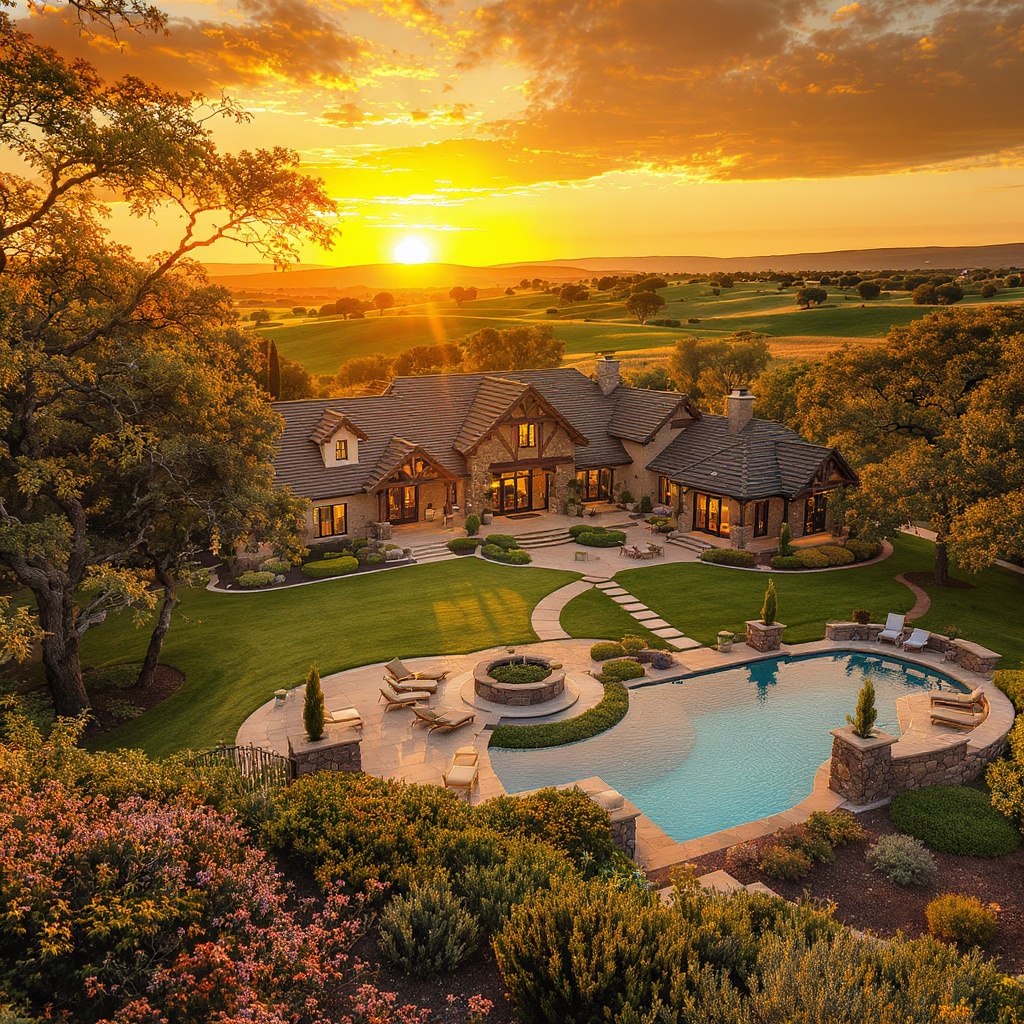 Luxury Ranch Compound render
