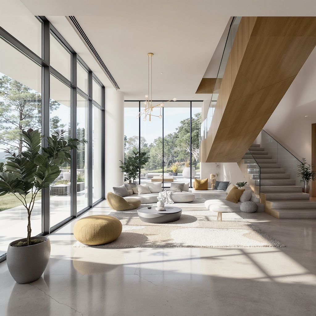 Modern architectural interior