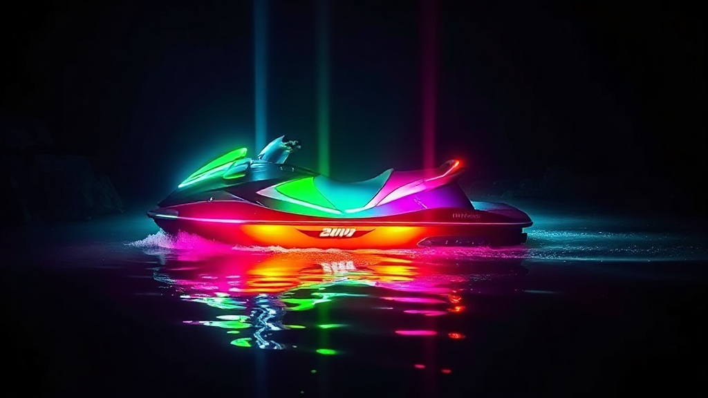 Sea-Doo Night Kit — RGB LED lighting on the water