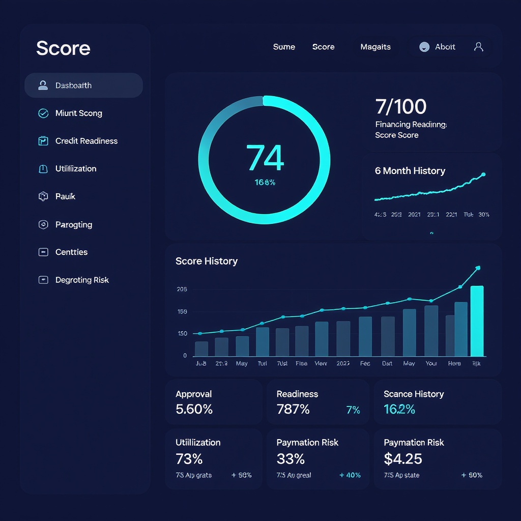 Credit analysis dashboard preview