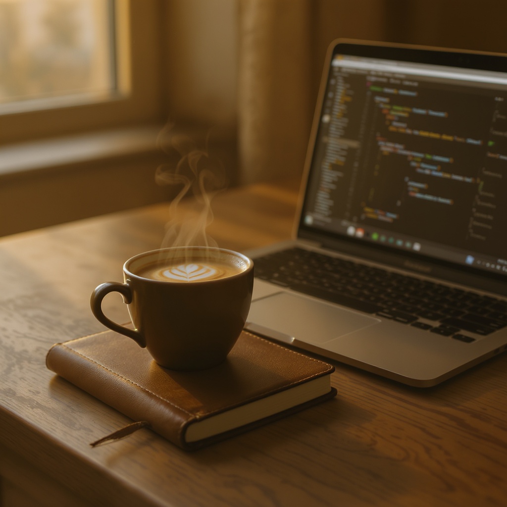 Un espresso, un laptop, une semaine productive