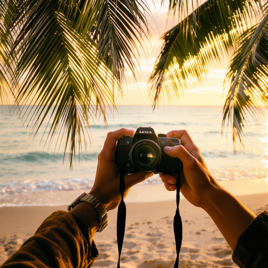 Golden hour photography session on Sarasota beach