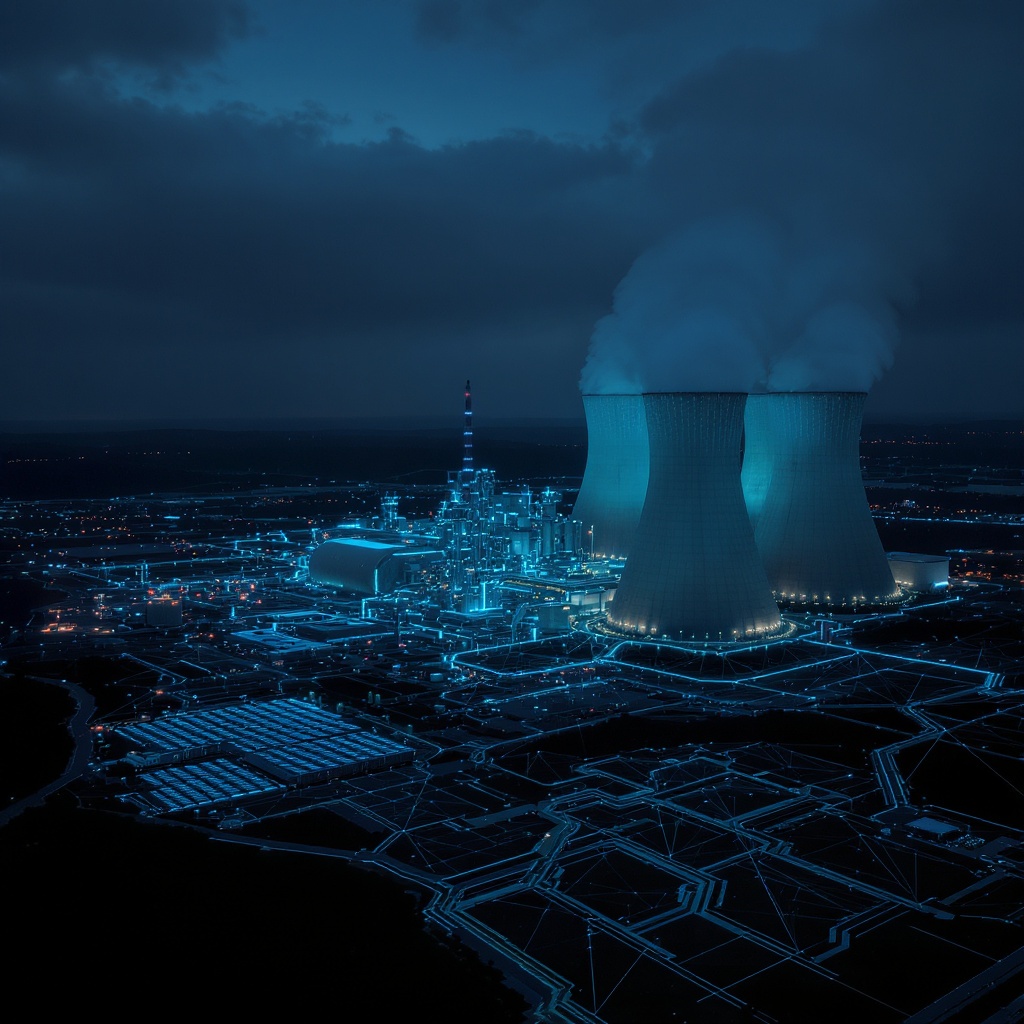 Nuclear-powered AI infrastructure