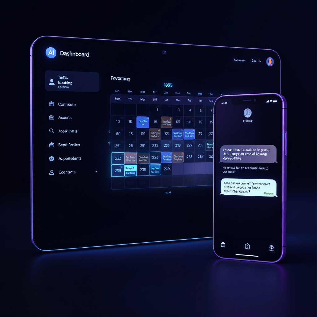 BookedAI Dashboard — AI appointment booking system