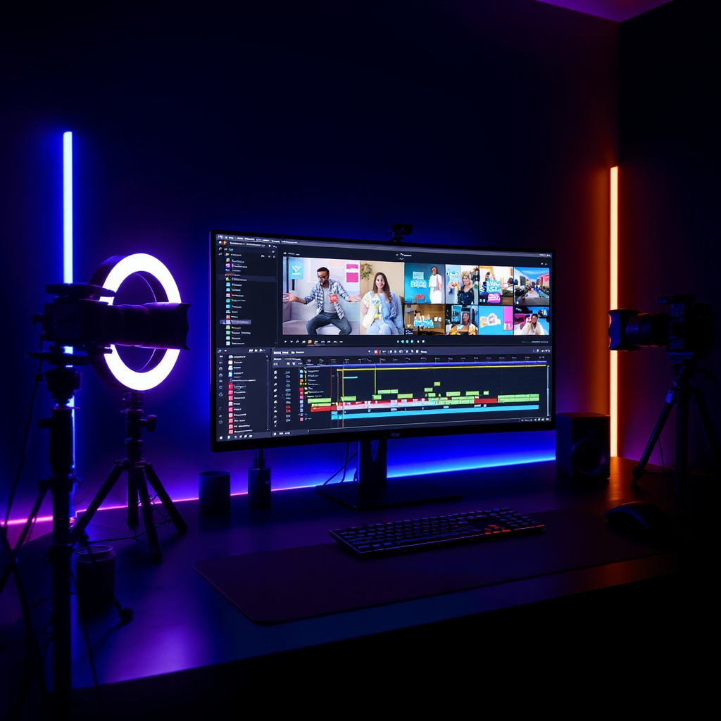 Video production workspace