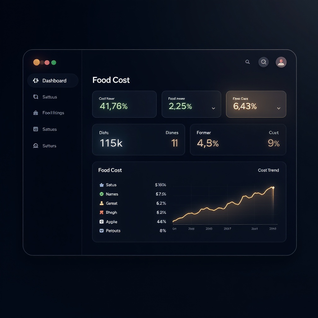 Morsel food cost dashboard