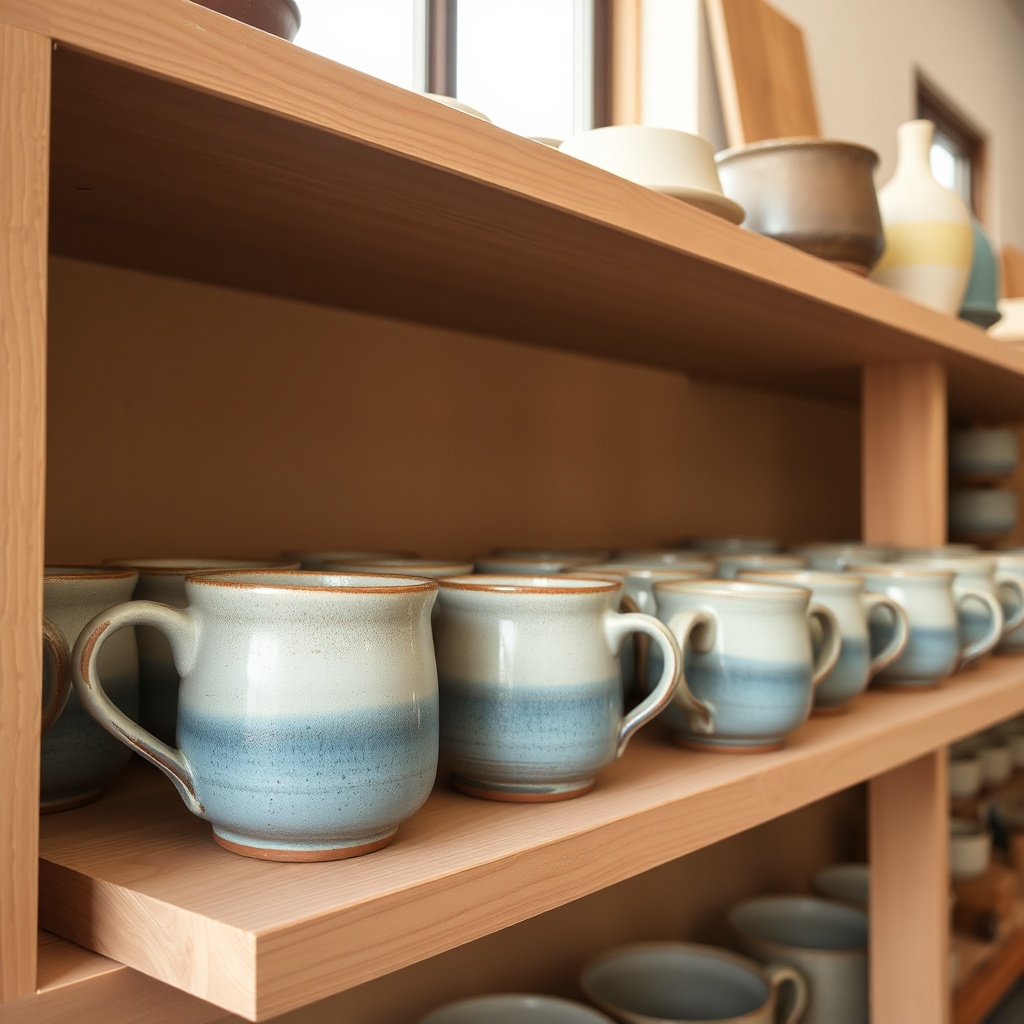 Wheel-thrown ceramics from a Florida potter