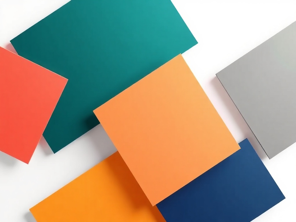 Color palette swatches