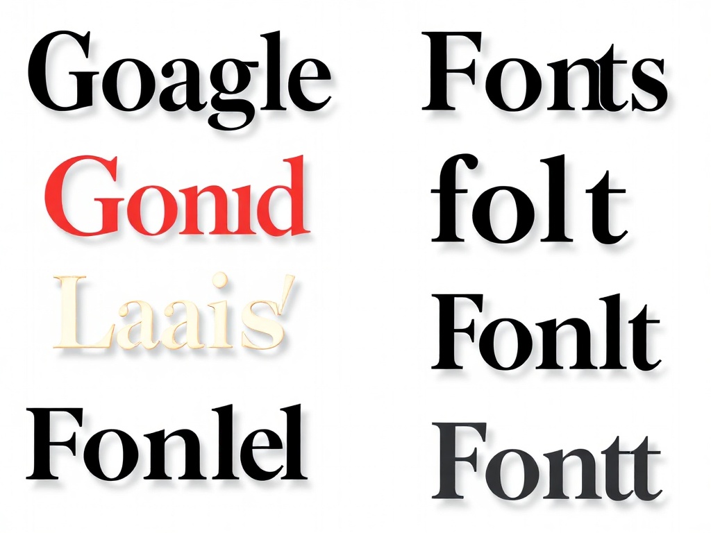 Typography specimen — Google Fonts pairing