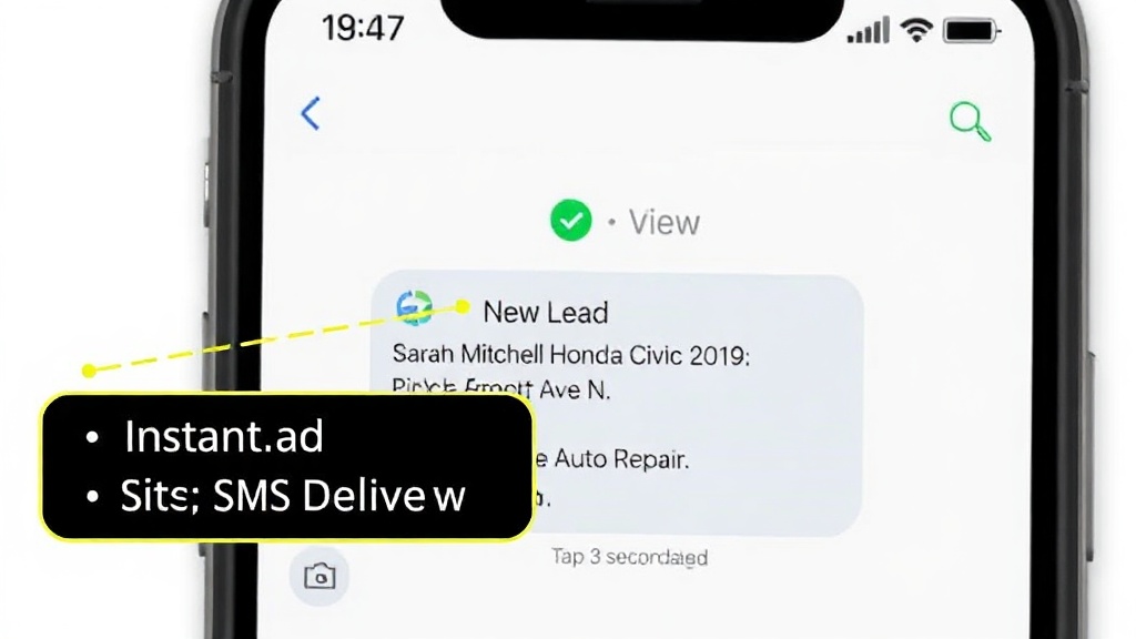 SMS alert sent