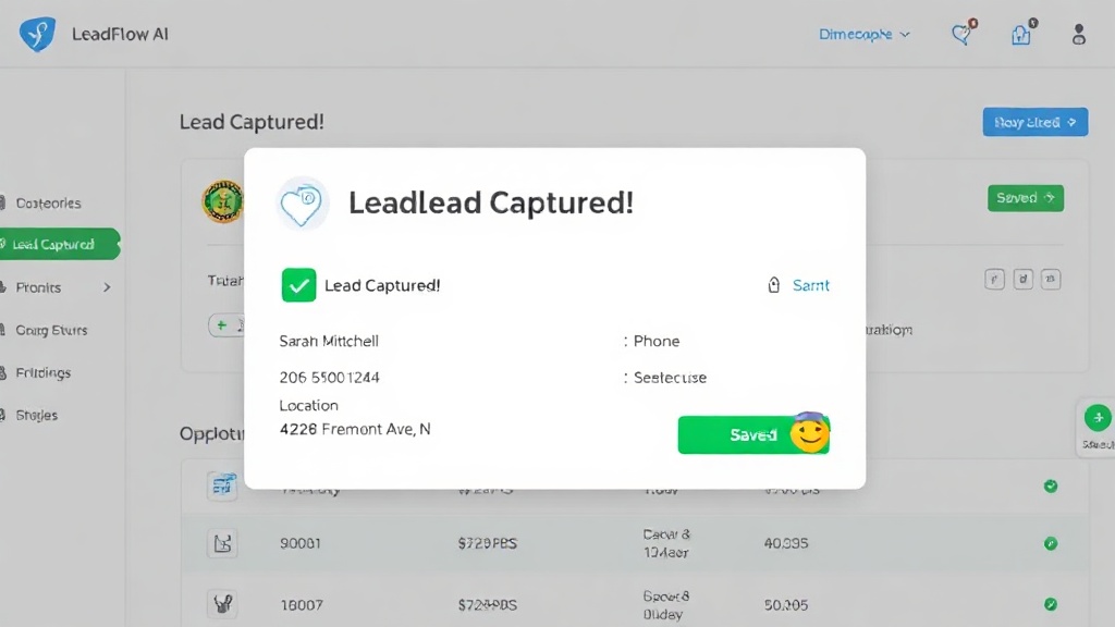 Lead captured