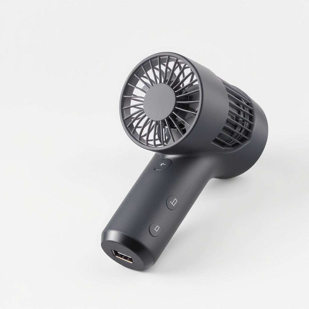 FieldBreeze Pro — premium dual-power handheld fan