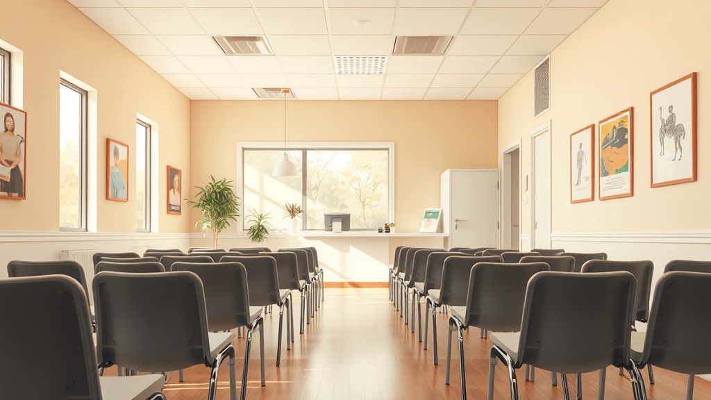 Chiropractic clinic waiting room