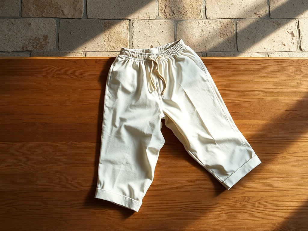 Linen Drawstring Trousers