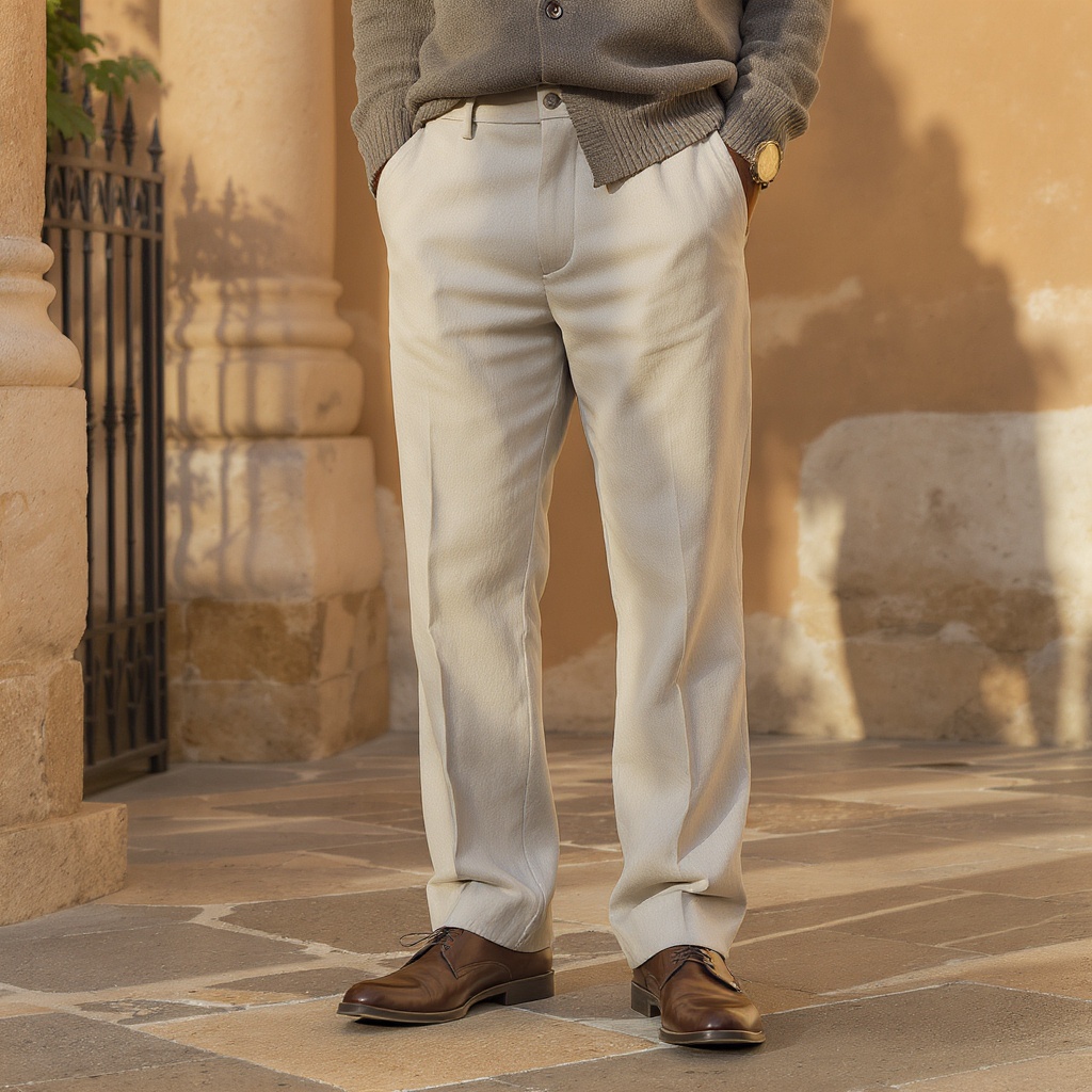 Washed Linen Pleated Shorts