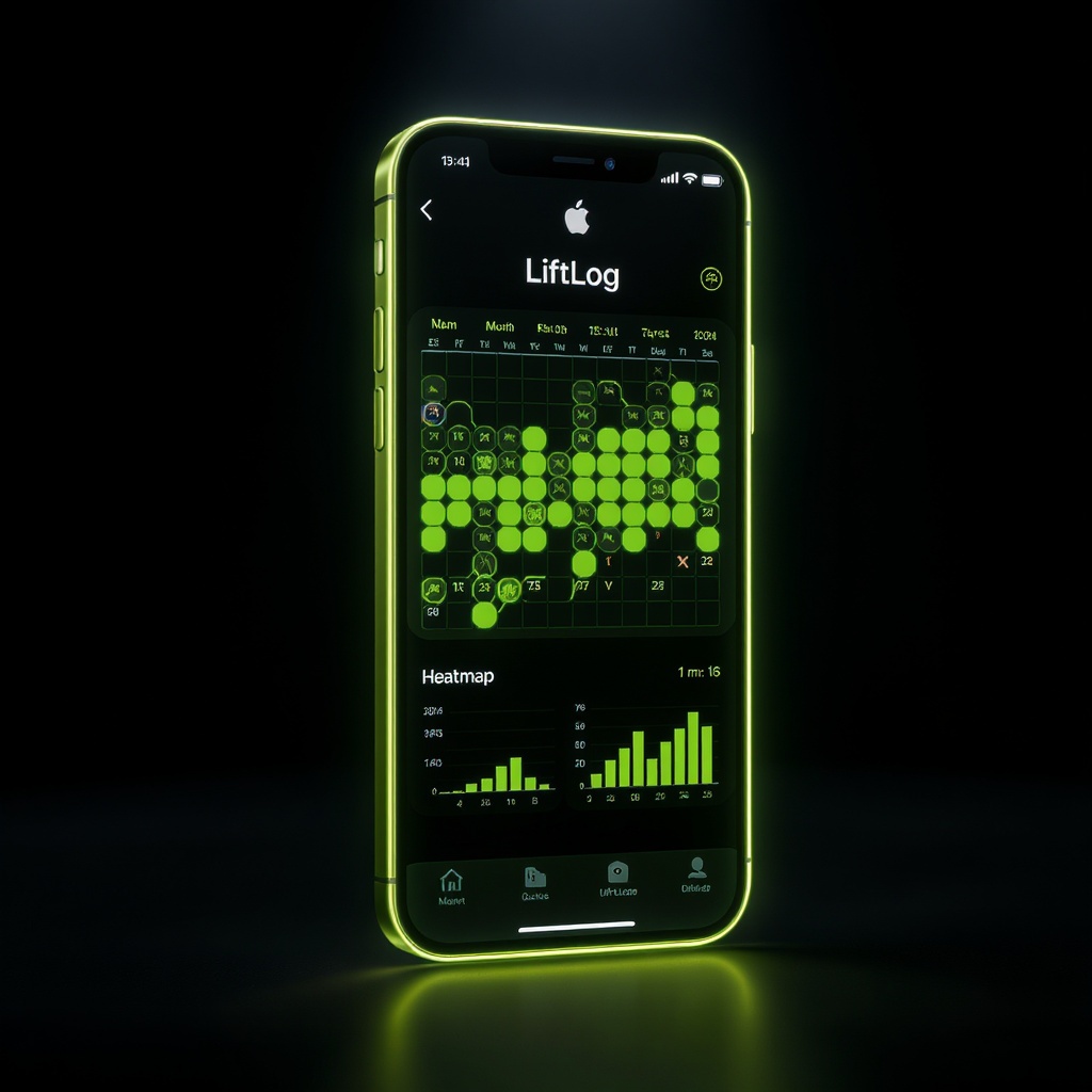 LiftLog analytics heatmap