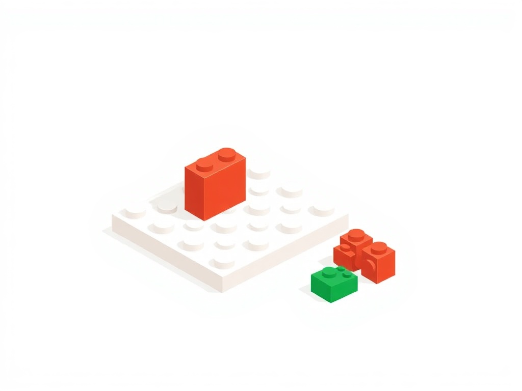 LEGO brick assembly