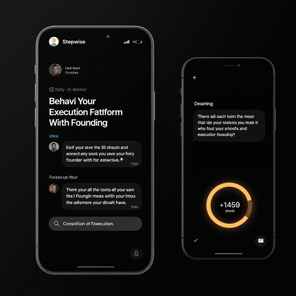 Stepwise — Daily execution loop for idea-stage founders