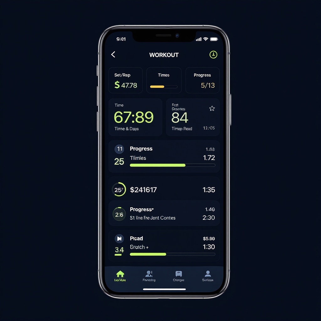 Workout tracking interface
