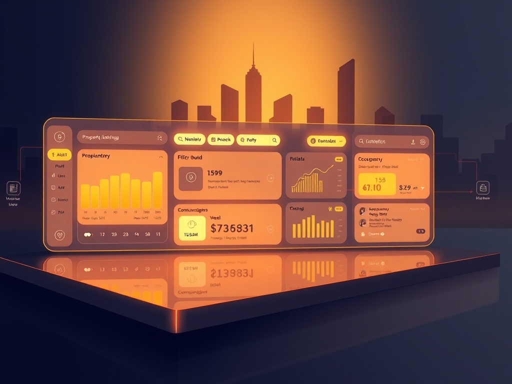 AI dashboard monitoring property operations