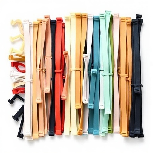 Reusable Silicone Cable Ties 20-Pack