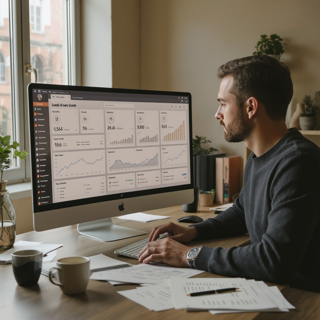 Dashboard de leads qualifiés