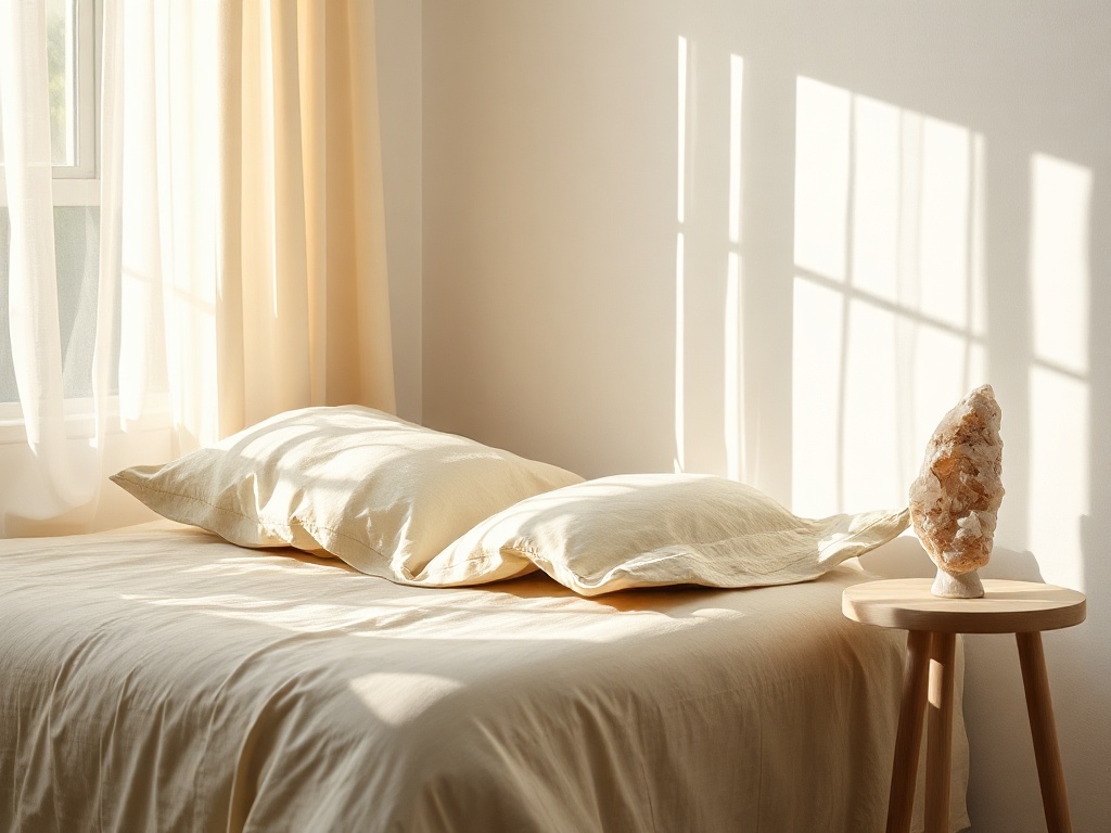 Serene bedroom sanctuary — serenity pillar