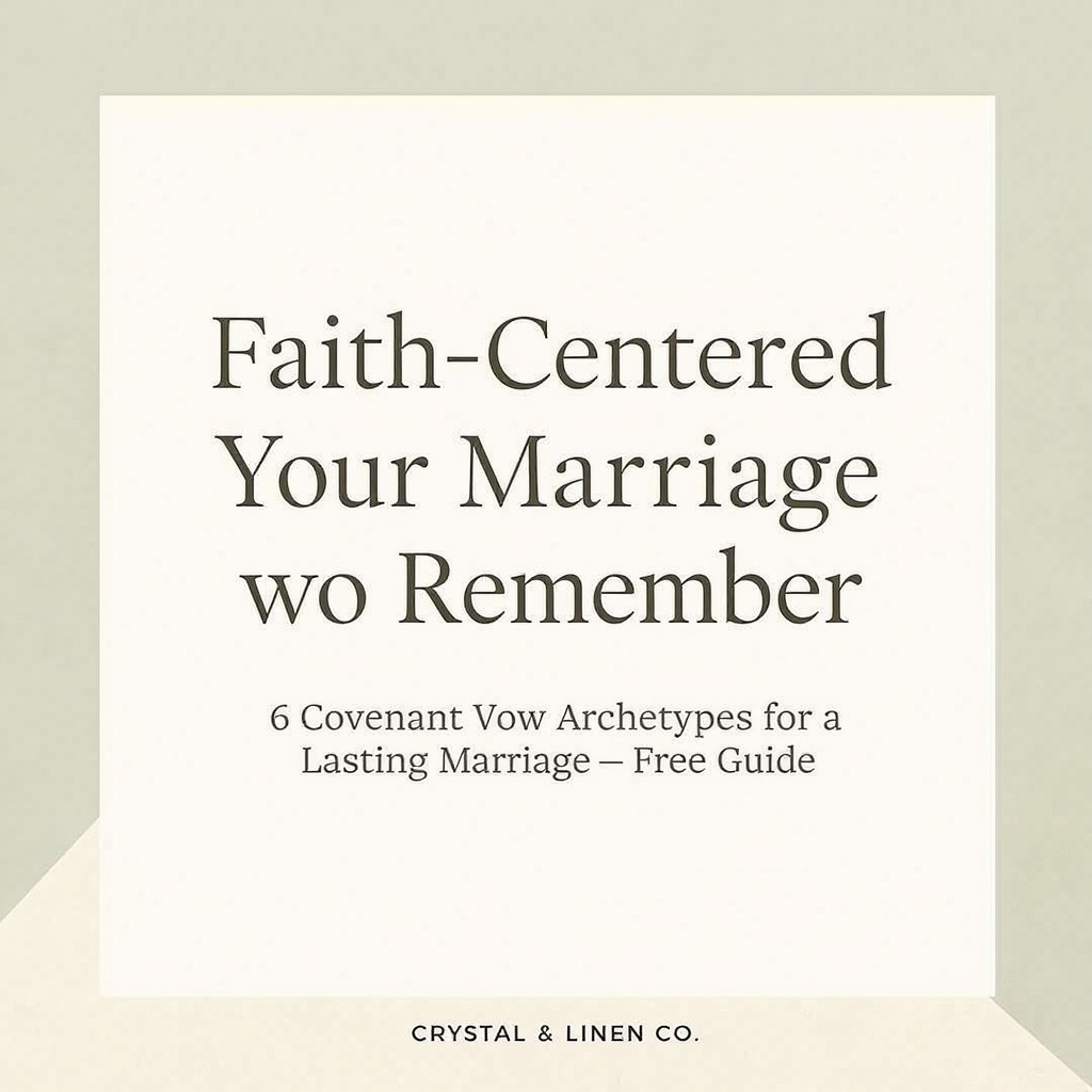 Faith-Centered Wedding Vows