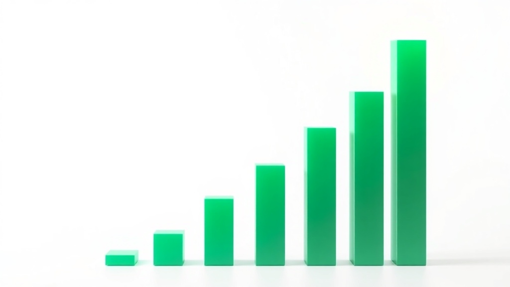 Financial growth visualization