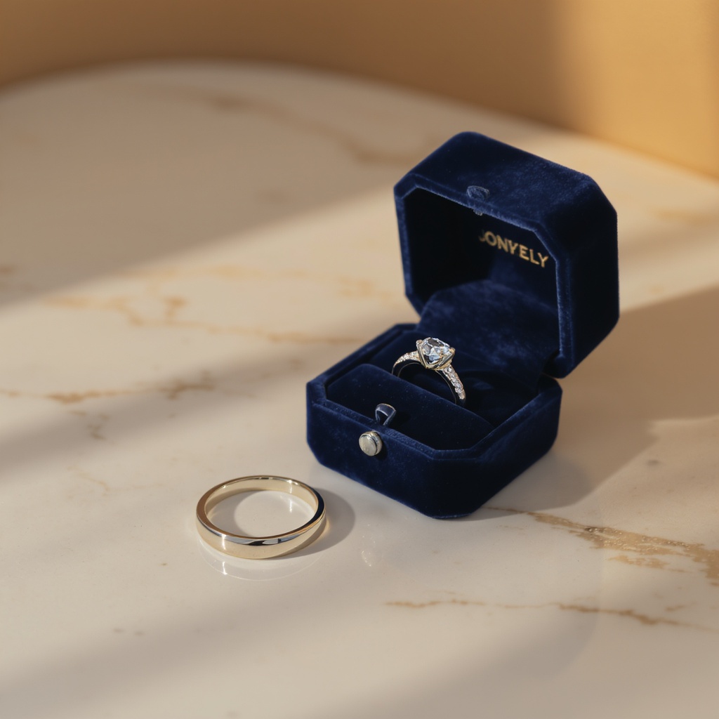 Luxora moissanite engagement ring