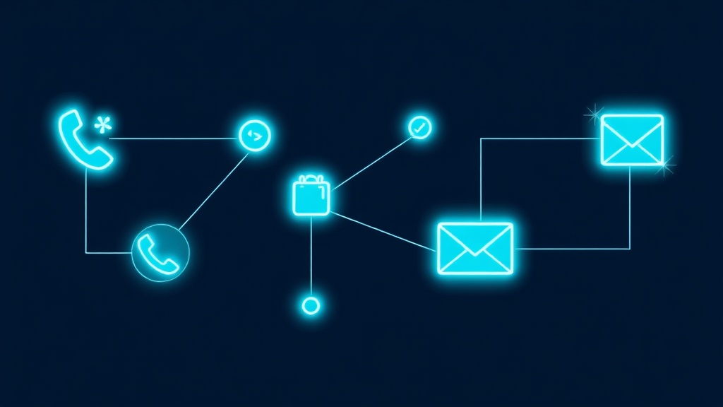 AI automation flow visualization