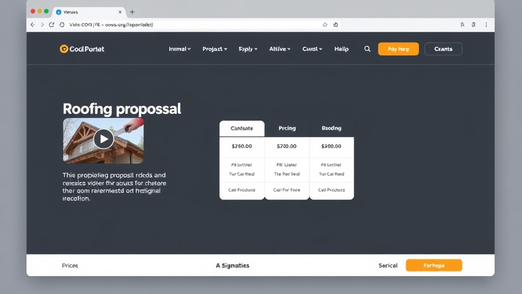 ScopeVid live proposal with video, pricing, and signature